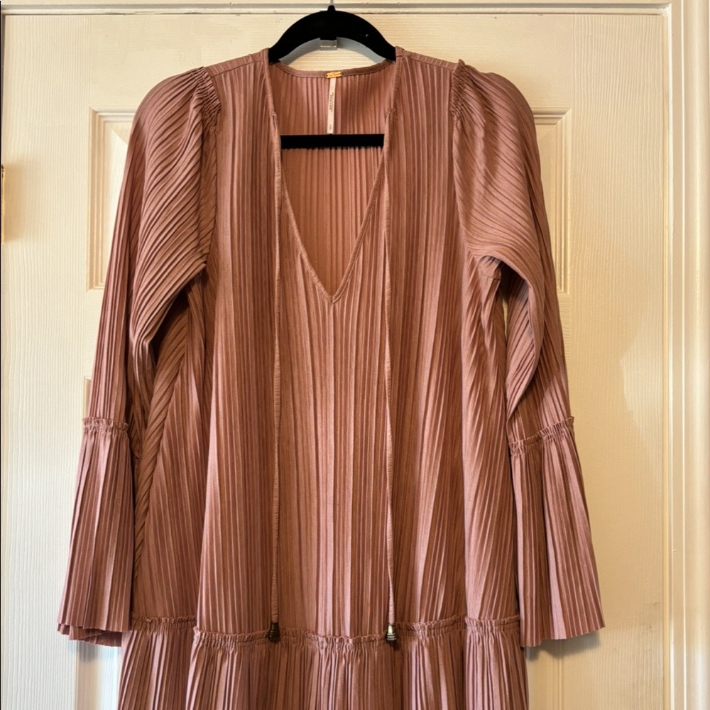 Free People light pink dress.